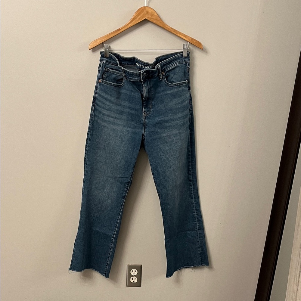 American Eagle Outfitters Dark Blue Flare Jeans